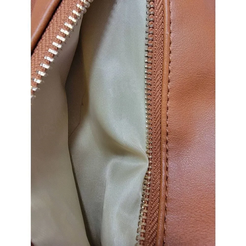 Leather Bag Backpack Baby Bag Gold Classy May San